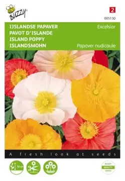 Buzzy® Papaver, IJslandse Excelsior gemengd