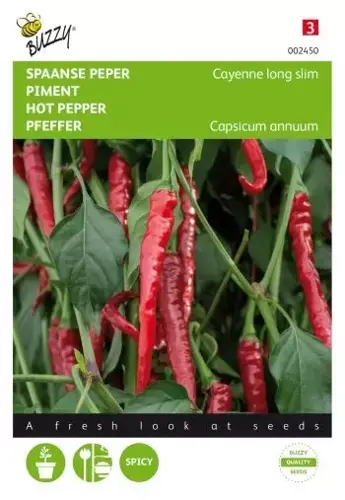 Buzzy® Spaanse Peper Cayenne long slim