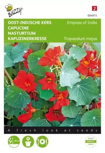 Buzzy® Tropaeolum, Oost-Indische kers Empress of India