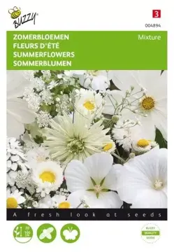 Buzzy® Zomerbloemen Witte Tinten