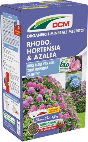 DCM Meststof Rhodo, Hortensia & Azalea 1,5kg