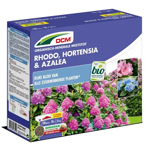 DCM Meststof Rhodo, Hortensia & Azalea 3kg