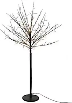 Kerstboom LED Fausto zwart S