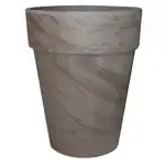 Terracotta bloempot XL d31cm h37cm basalt